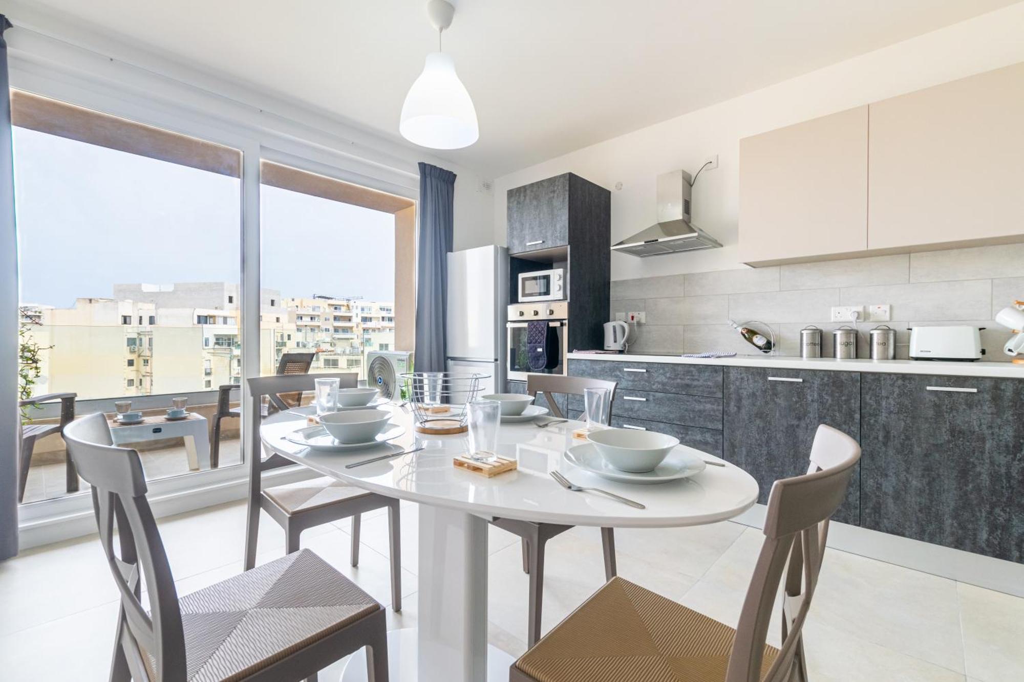 Spacious Brand New Apartment Hc Balcony 3 Bdr 2 Bth Bugibba خليج سانت بول المظهر الخارجي الصورة